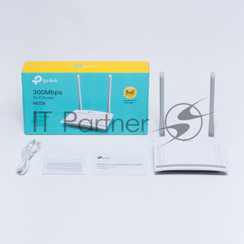 Роутер беспроводной TP-Link TL-WR820N N300 10/100BASE-TX белый