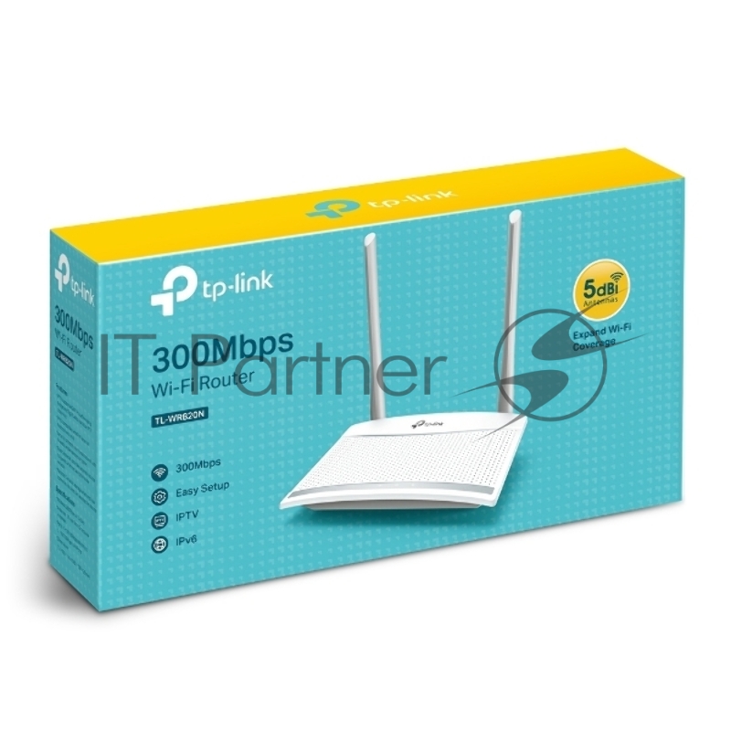 Роутер беспроводной TP-Link TL-WR820N N300 10/100BASE-TX белый
