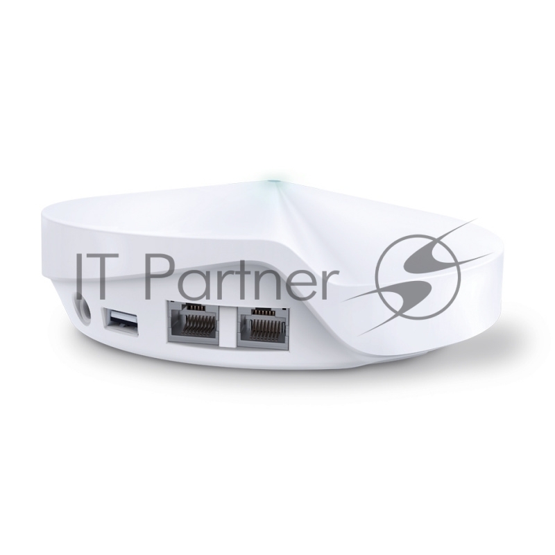 Роутер беспроводной TP-Link Deco M9 Plus (DECO M9 PLUS(2-PACK)) AC2200 10/100/1000BASE-TX белый (упак.:2шт)