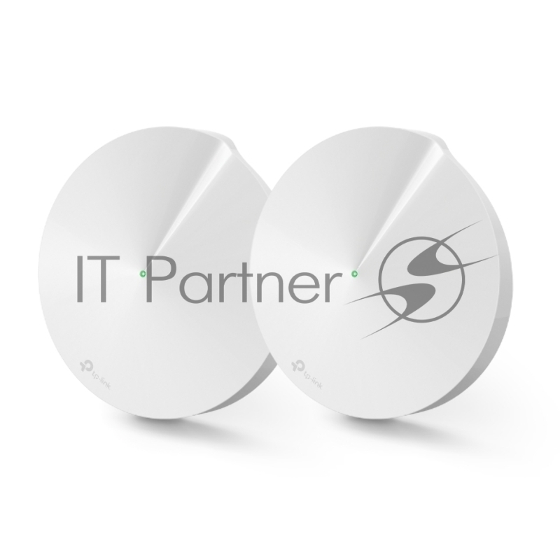 Роутер беспроводной TP-Link Deco M9 Plus (DECO M9 PLUS(2-PACK)) AC2200 10/100/1000BASE-TX белый (упак.:2шт)