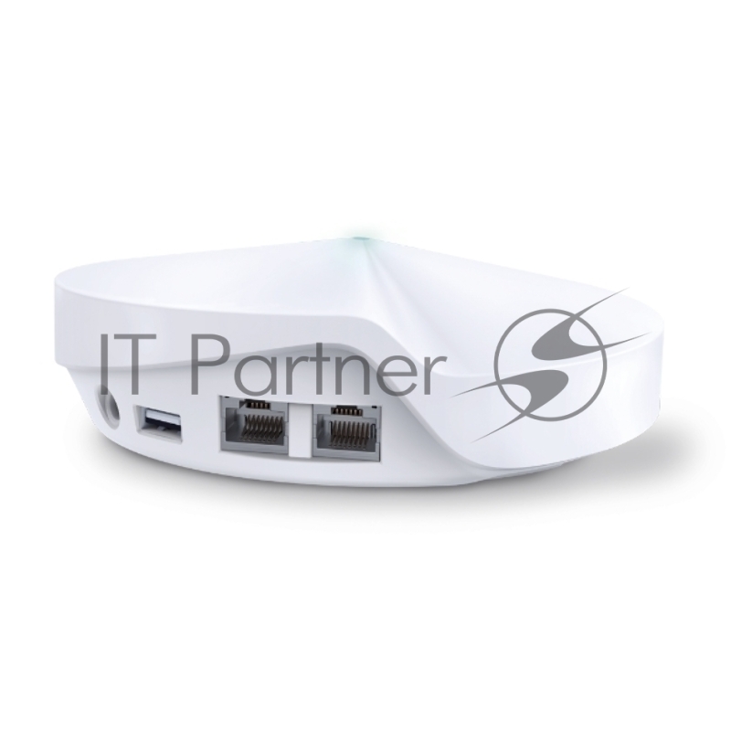 Роутер беспроводной TP-Link Deco M9 Plus (DECO M9 PLUS(2-PACK)) AC2200 10/100/1000BASE-TX белый (упак.:2шт)