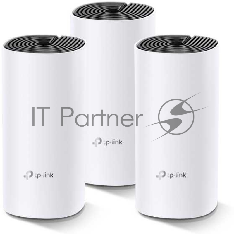 Бесшовный Mesh роутер TP-Link Deco M4 (DECO M4(3-PACK)) AC1200 10/100/1000BASE-TX (упак.:3шт)