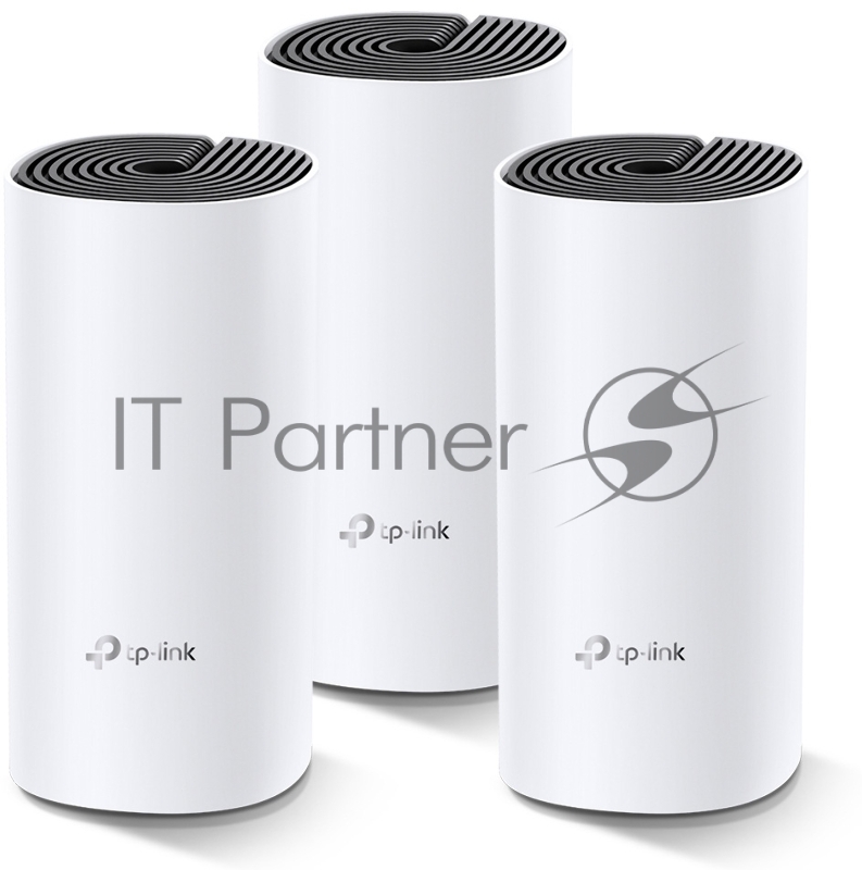 Бесшовный Mesh роутер TP-Link Deco M4 (DECO M4(3-PACK)) AC1200 10/100/1000BASE-TX (упак.:3шт)