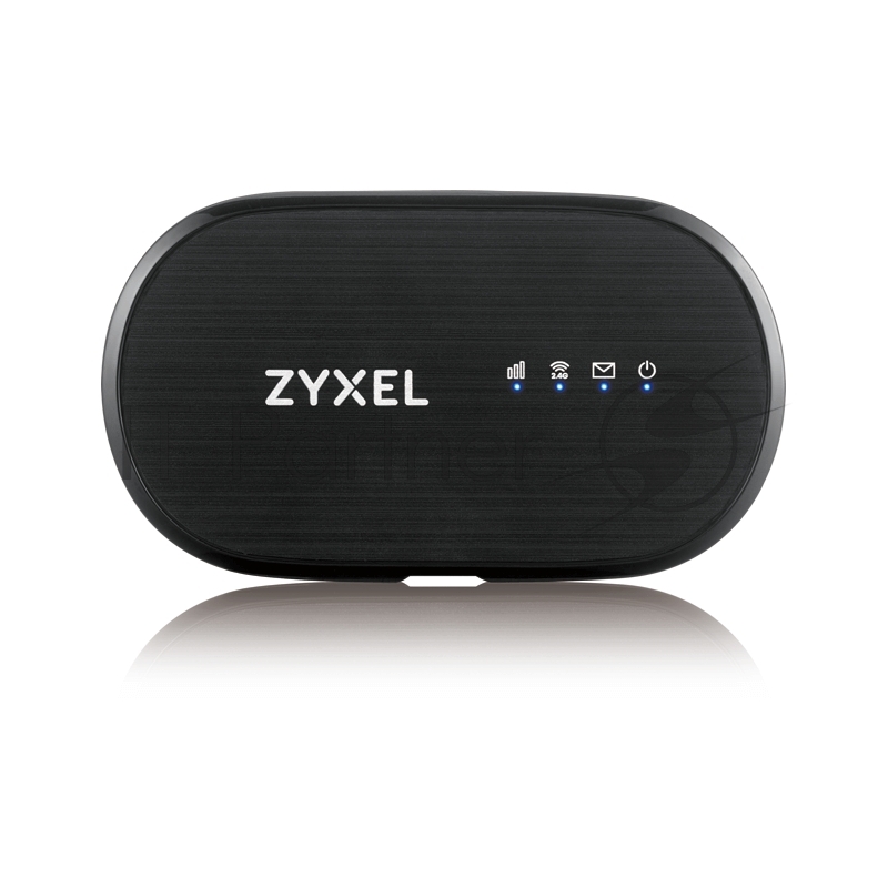 Портативный LTE Cat.4 Wi-Fi маршрутизатор Zyxel WAH7601 (вставляется сим-карта), 802.11n (2,4 ГГц) до 300 Мбит/с, поддержка LTE/4G/3G/2G, питание micro USB, батарея до 8 часов