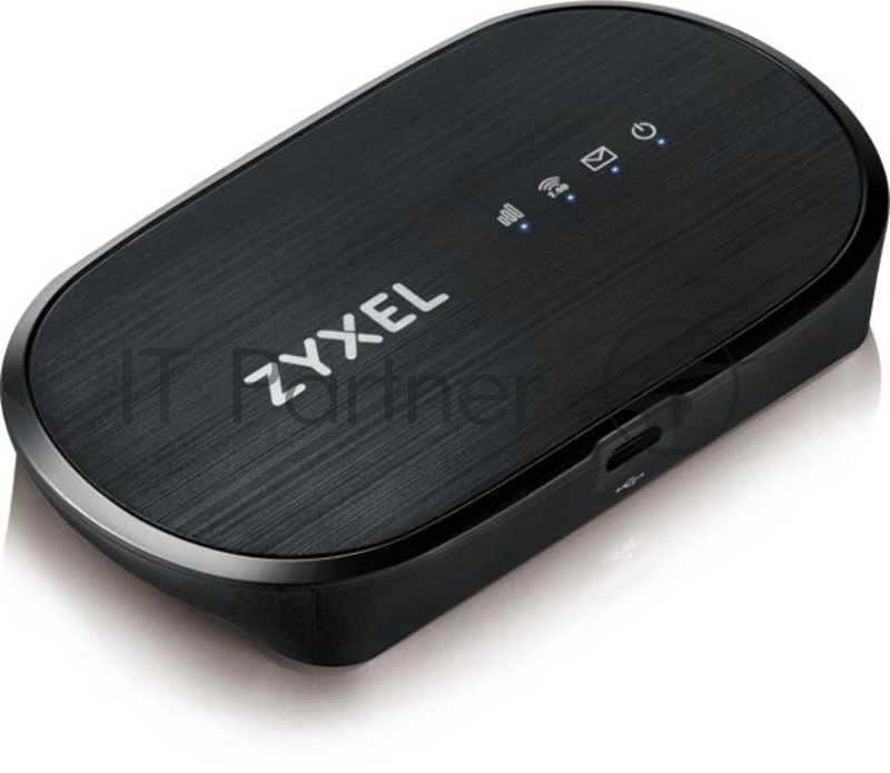 Портативный LTE Cat.4 Wi-Fi маршрутизатор Zyxel WAH7601 (вставляется сим-карта), 802.11n (2,4 ГГц) до 300 Мбит/с, поддержка LTE/4G/3G/2G, питание micro USB, батарея до 8 часов