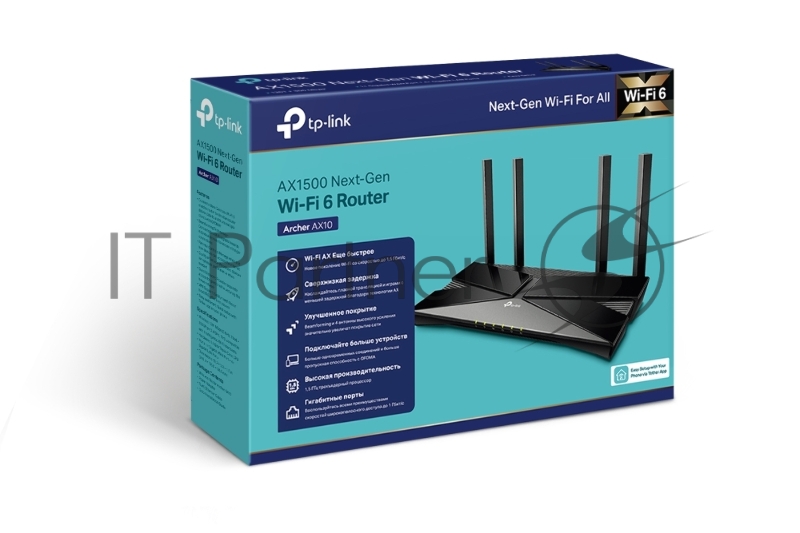 Беспроводной TP-Link AX1500 Wi‑Fi 6 роутер