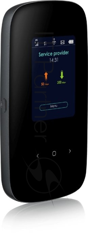 Портативный LTE Cat.6 Wi-Fi маршрутизатор Zyxel LTE2566-M634 (вставляется сим-карта), 802.11ac (2,4 и 5 ГГц) до 300+866 Мбит/с, поддержка LTE/4G/3G, цветной дисплей, питание micro USB, батарея до 10 ч