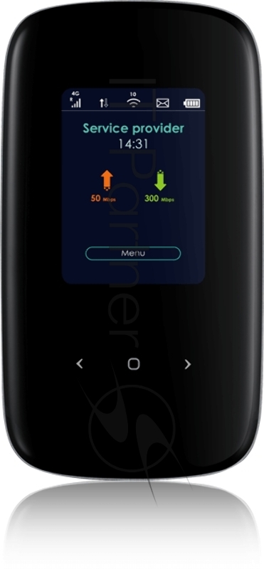 Портативный LTE Cat.6 Wi-Fi маршрутизатор Zyxel LTE2566-M634 (вставляется сим-карта), 802.11ac (2,4 и 5 ГГц) до 300+866 Мбит/с, поддержка LTE/4G/3G, цветной дисплей, питание micro USB, батарея до 10 ч