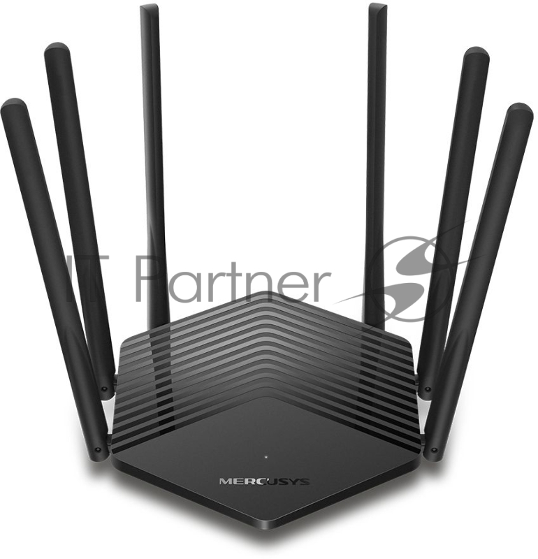 Роутер Mercusys AC1900 Wireless AC Gigabit Router, 600 Mbps at 2.4 GHz + 1300 Mbps at 5 GHz, 6×5dBi Fixed External Antennas with Beamforming, 2× G LAN Ports, 1× G WAN Port, Access Point Mode, 3X3 MU-MIMO, Parental Controls, Guest Network, Smart Conne