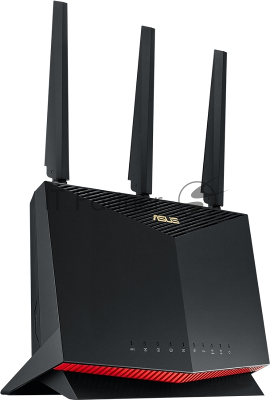 Роутер ASUS RT-AX86S // 802.11 a/b/g/n/ac/ax, до 861 + 4804Мбит/c, 2,4 + 5 гГц, 3 антенны, USB, GBT+2,5GBT LAN 90IG05F0-MO3A00