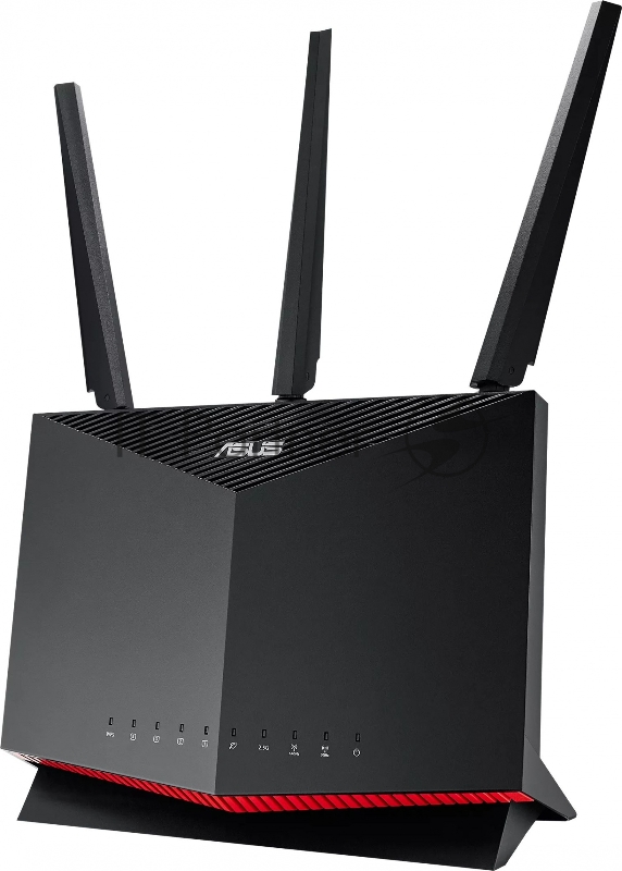 Роутер ASUS RT-AX86S // 802.11 a/b/g/n/ac/ax, до 861 + 4804Мбит/c, 2,4 + 5 гГц, 3 антенны, USB, GBT+2,5GBT LAN 90IG05F0-MO3A00