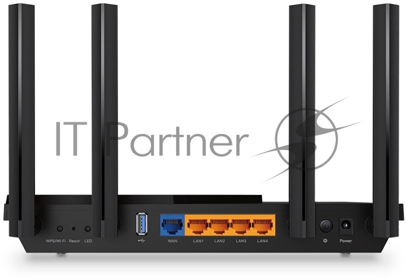 Маршрутизатор TP-Link Archer AX55 AX3000 Dual-Band Wi-Fi 6 Router, SPEED: 574 Mbps at 2.4 GHz + 2402 Mbps at 5 GHz, SPEC: 4× Antennas, 1× Gigabit WAN Port + 4× Gigabit LAN Ports, USB 3.0 Port