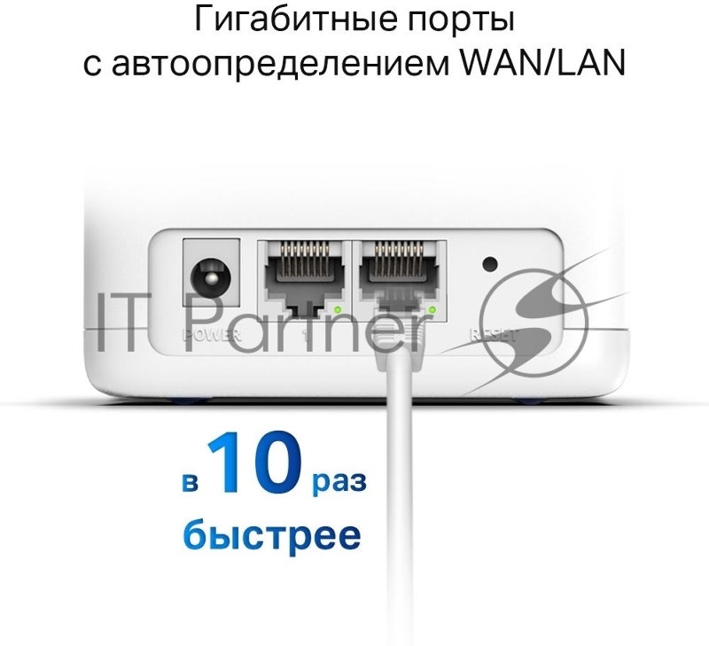Бесшовный Mesh роутер Mercusys Halo H30G(2-pack) AC1200 10/100/1000BASE-TX