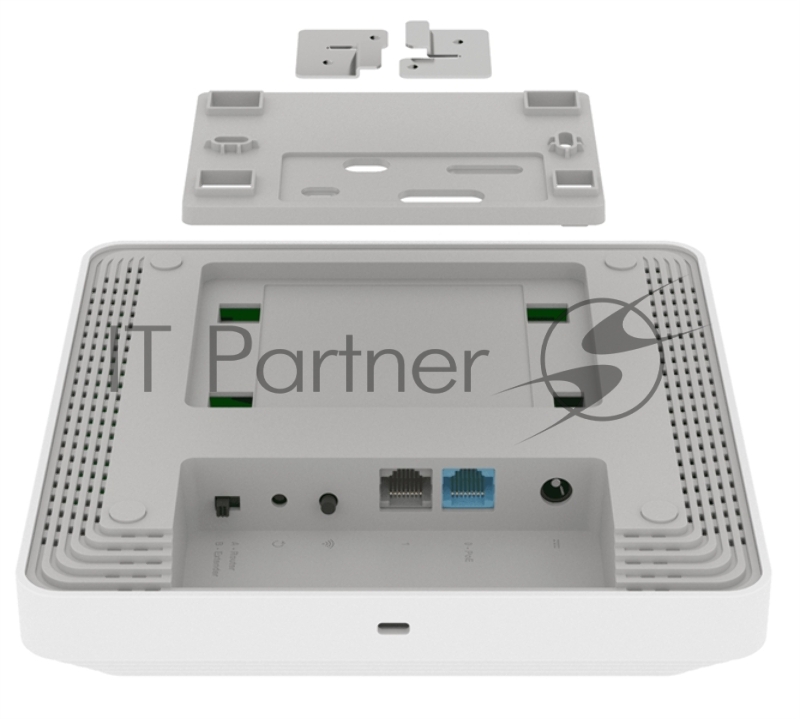 Маршрутизатор Keenetic Voyager Pro Гигабитный интернет-центр с Mesh Wi-Fi 6 AX1800, анализатором спектра Wi-Fi, 2-портовым Smart-коммутатором, переключателем режима роутер/ретранслятор и питанием Power over Ethernet