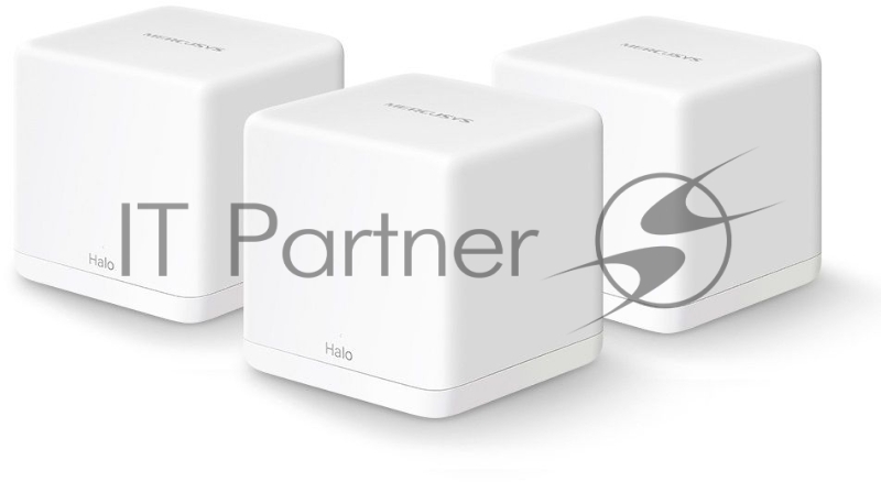 Бесшовный Mesh роутер Mercusys Halo H30G(3-pack) AC1300 10/100/1000BASE-TX