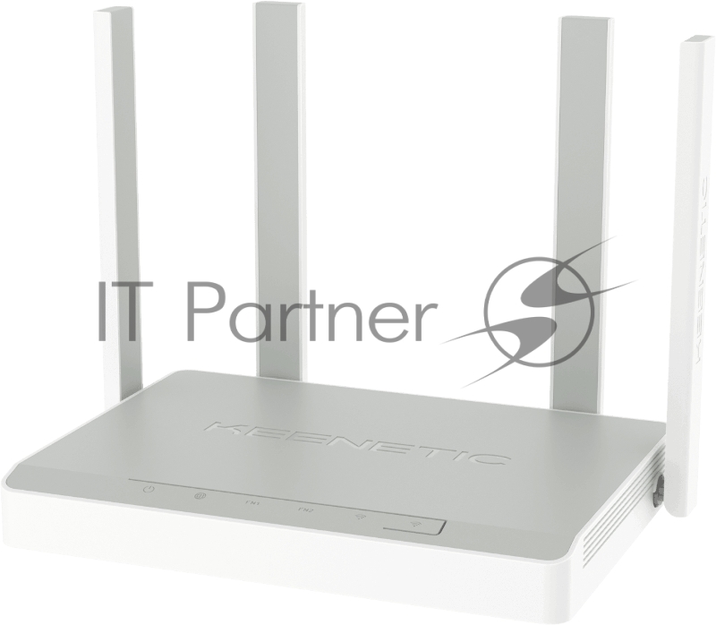 Гигабитный интернет-центр с Mesh Wi-Fi 6 Keenetic Sprinter (KN-3710)AX1800, 4-портовым Smart-коммутатором и переключателем режима роутер/ретранслятор