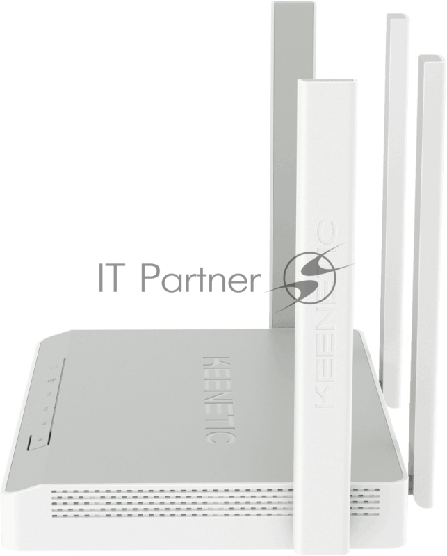 Гигабитный интернет-центр с Mesh Wi-Fi 6 Keenetic Sprinter (KN-3710)AX1800, 4-портовым Smart-коммутатором и переключателем режима роутер/ретранслятор