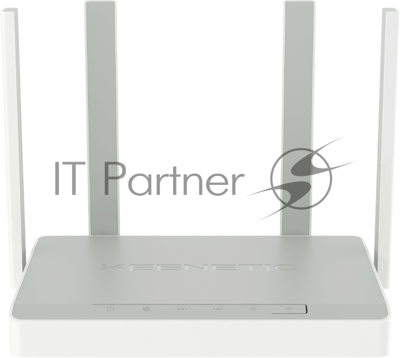 Гигабитный интернет-центр с Mesh Wi-Fi 6 Keenetic Sprinter (KN-3710)AX1800, 4-портовым Smart-коммутатором и переключателем режима роутер/ретранслятор