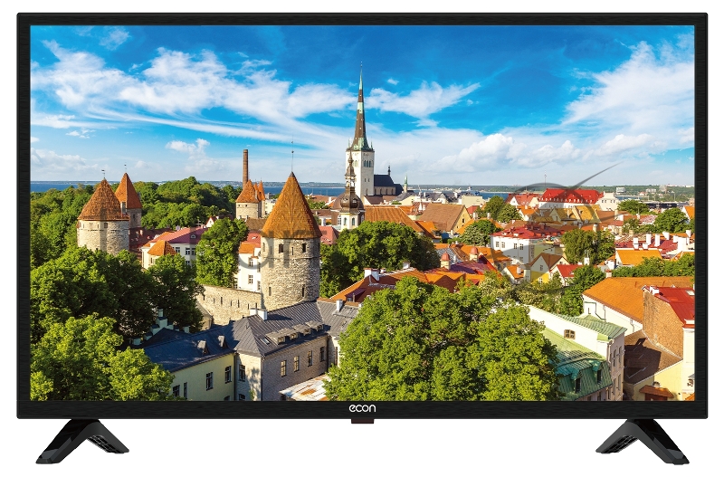 Телевизор ECON EX-24HS003B SMART с диагональю экрана 24 Цифровой тюнер DVB-T2/DVB-C (H.265H.264 MPEG 412 Video)USB медиаплеер с поддержкой MKV видеоСистема шумоподавленияУсиление слабого сигналаФормат экрана: 16:9Формат изображения: 16:9 4:3Разрешени