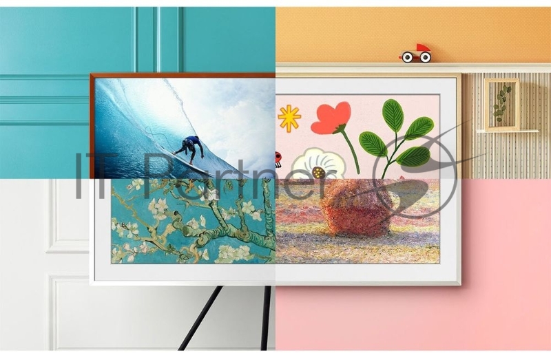 Телевизор Samsung 50 QE50LS03AAUXRU, QLED Frame, UHD, Smart TV,Wi-Fi, Voice, PQI 3000, DVB-T2/C/S2, 20W, OTS Lite+, 4HDMI, 2 USB, BLACK