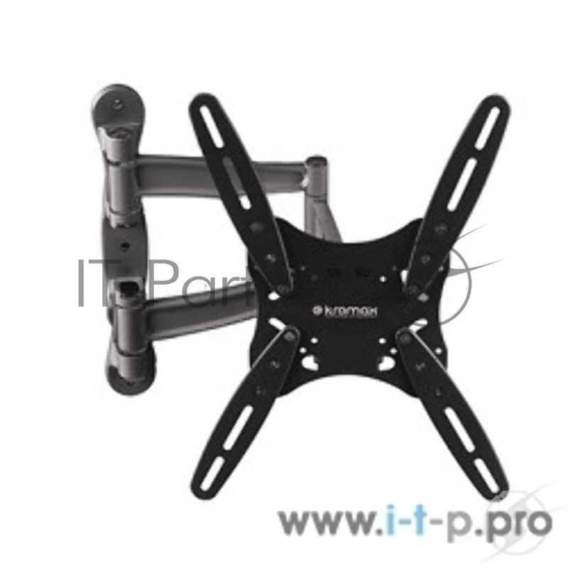 Кронштейн для телевизора Kromax TECHNO-5 серый 15-55 макс.35кг настенный поворот и наклон