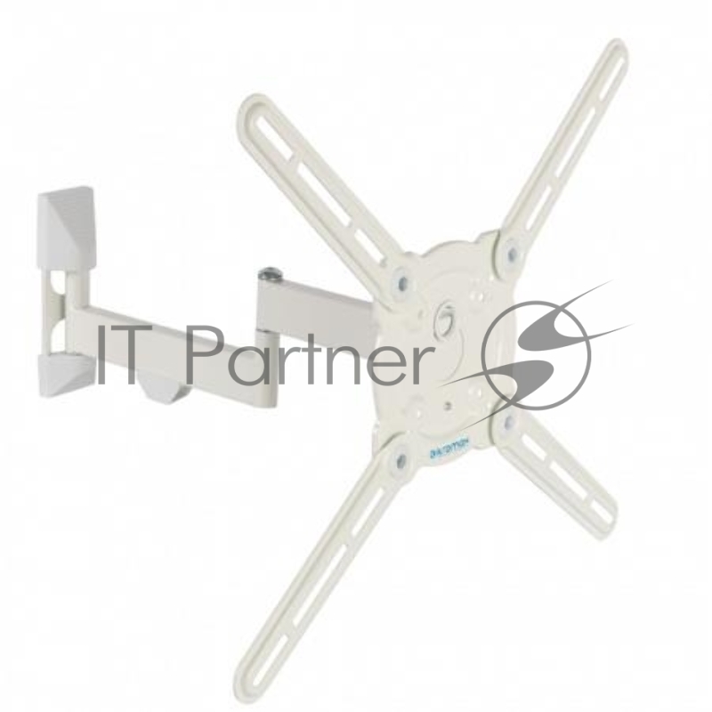 Кронштейн Kromax ATLANTIS-15 white (Наклонно-поворотный для LED TV 22-65, 4 ст. свободы, VESA 75/100/200X100/200X200/300x300