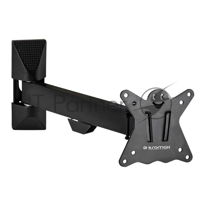 Крепеж Kromax CASPER-103 black, 8 шт/уп. Кр. стал. наст. для TV 10-28, max 25 кг, 4 ст св., нак. +5°-15°, пов. 180°, от ст. 57-307 мм, max VESA 100x100 мм.