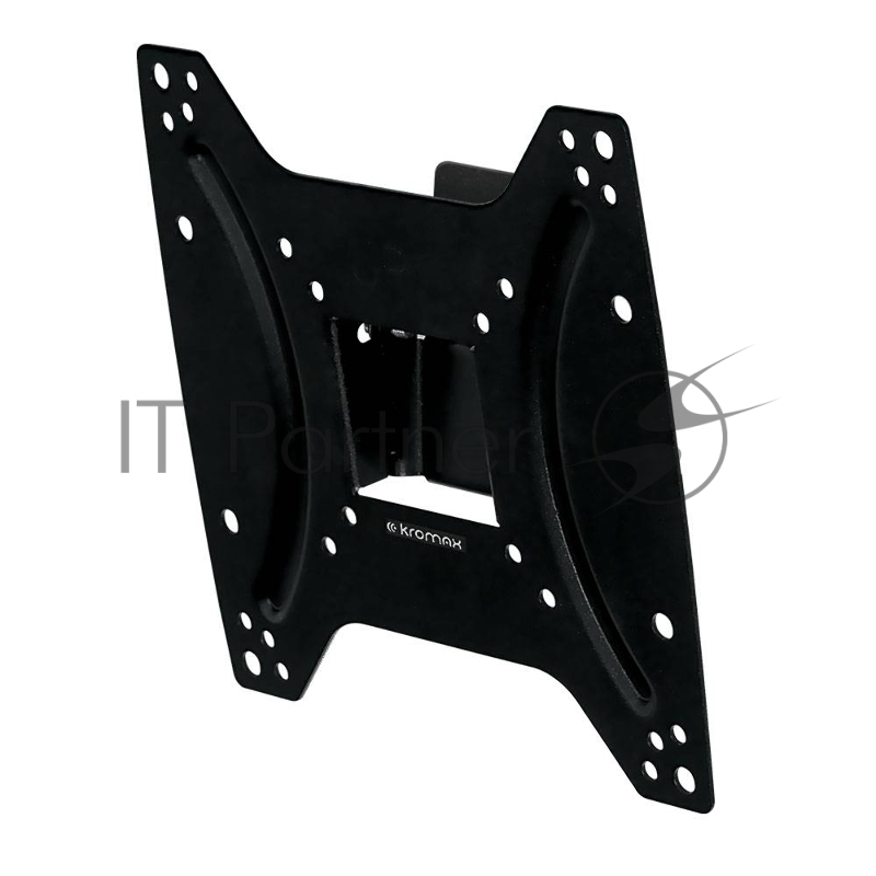 Крепеж Kromax OPTIMA-202 black {Кронштейн для LED/LCD телевизоров 15-42, max 25 кг, настенный, 3 ст свободы, наклон +5°-12°, поворот ±30°, от стены 68.5 мм, max VESA 200x200 мм}