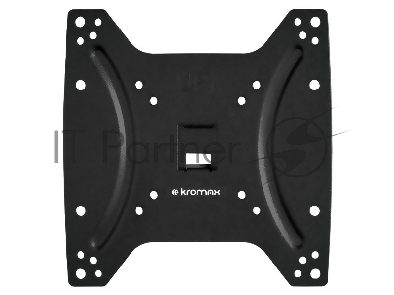 Крепеж Kromax OPTIMA-200 black {Кронштейн для LED/LCD телевизоров 15-42, max 25 кг, настенный, 0 ст свободы, 23.5 мм, max VESA 200x200 мм}