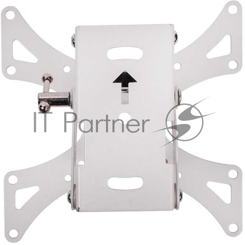 Кронштейн Arm media LCD-301 white, настенный для TV 15-37, max 30 кг, 2 ст св., нак. ±20°, пов. 180°, от ст. 82-150 мм, max VESA 200x200 мм.