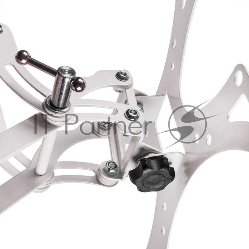 Кронштейн Arm media LCD-301 white, настенный для TV 15-37, max 30 кг, 2 ст св., нак. ±20°, пов. 180°, от ст. 82-150 мм, max VESA 200x200 мм.