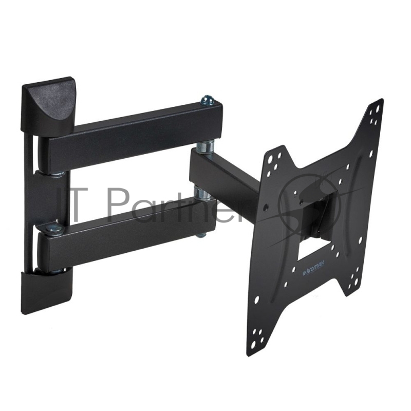 Кронштейн Kromax Optima-404 черный 15-55 настенный от стены 66.5-444мм наклон +5°/-12° VESA 400х40