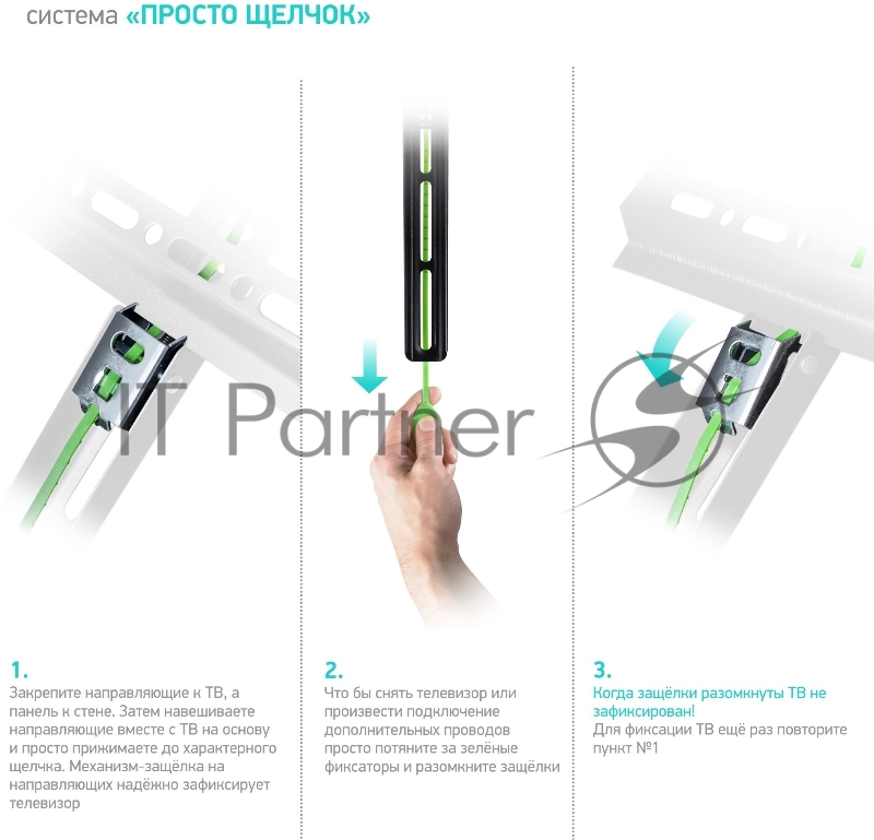 Кронштейн ONKRON FM5 / 32-55 макс 400*400 наклон 0º от стены: 29мм макс вес 56,8кг