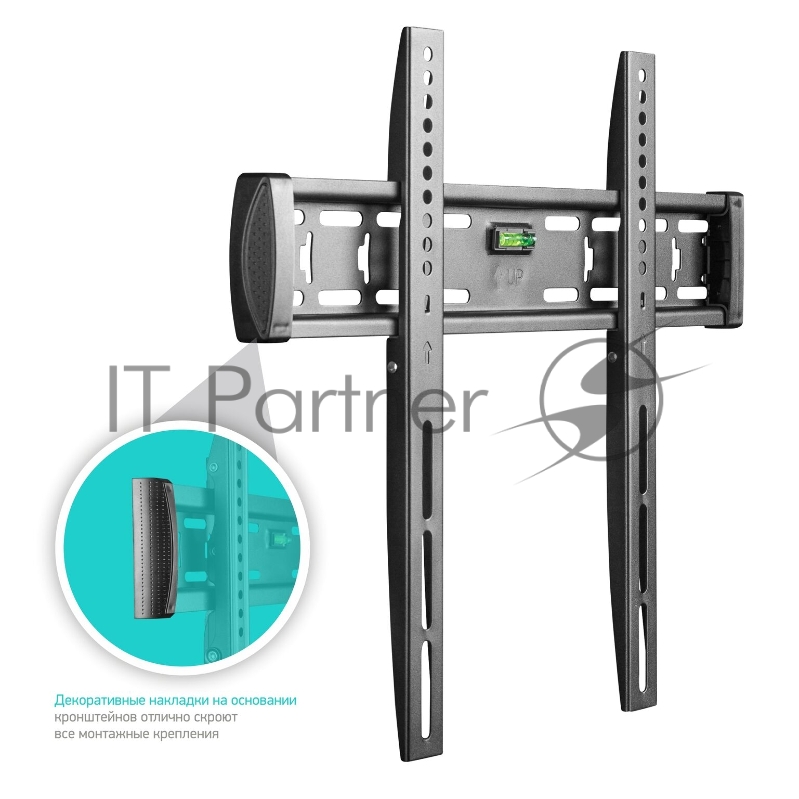 Кронштейн ONKRON FM5 / 32-55 макс 400*400 наклон 0º от стены: 29мм макс вес 56,8кг