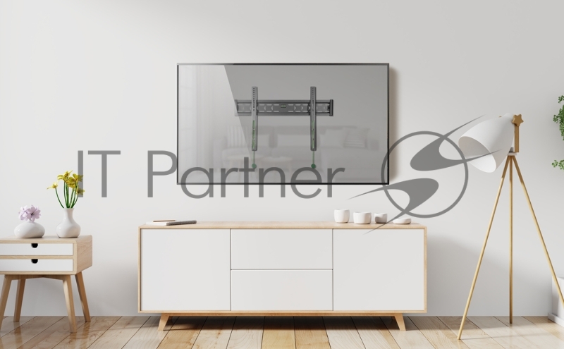 Кронштейн ONKRON FM6 для телевизора 43-85 фиксированный, чёрный