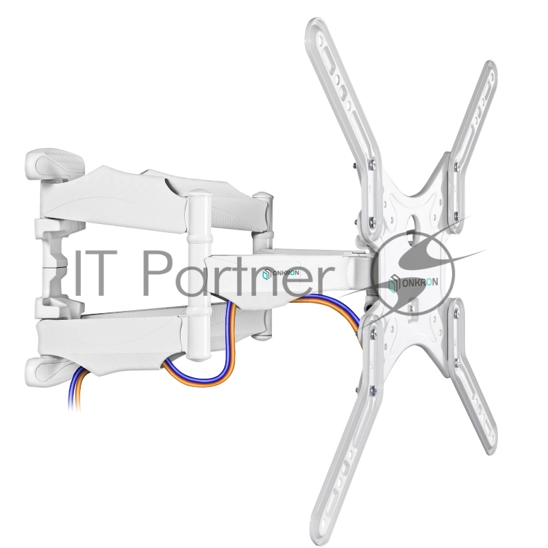 Кронштейн ONKRON M5 для телевизора 37-70 наклонно-поворотный, белый