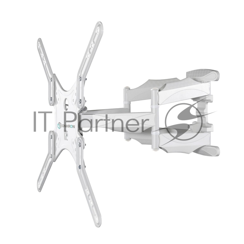 Кронштейн ONKRON M5 для телевизора 37-70 наклонно-поворотный, белый