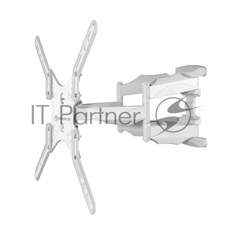 Кронштейн ONKRON M5 для телевизора 37-70 наклонно-поворотный, белый