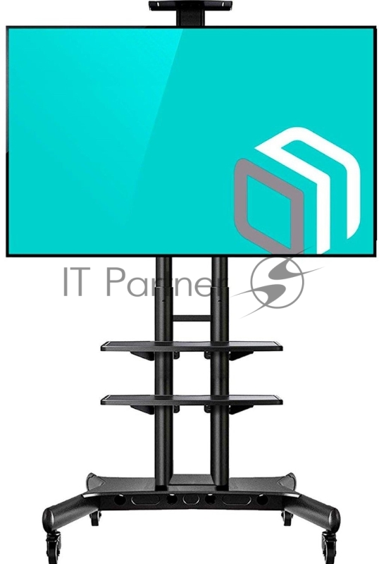 Стойка для телевизора с кронштейном ONKRON TS1881 50-86, мобильная, чёрная