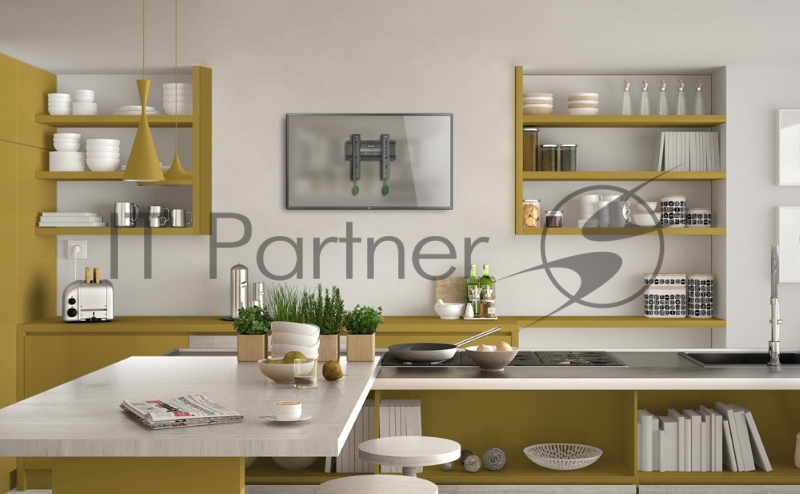 Кронштейн ONKRON FM1 для телевизора 17-43 фиксированный, чёрный FM1