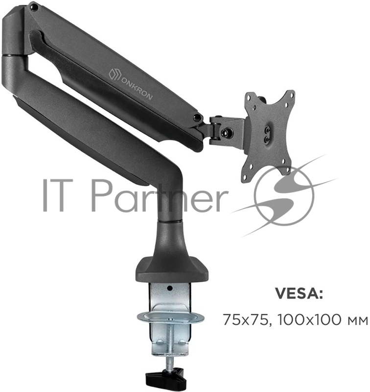 Кронштейн ONKRON G100 для монитора 13-32 настольный, черный
