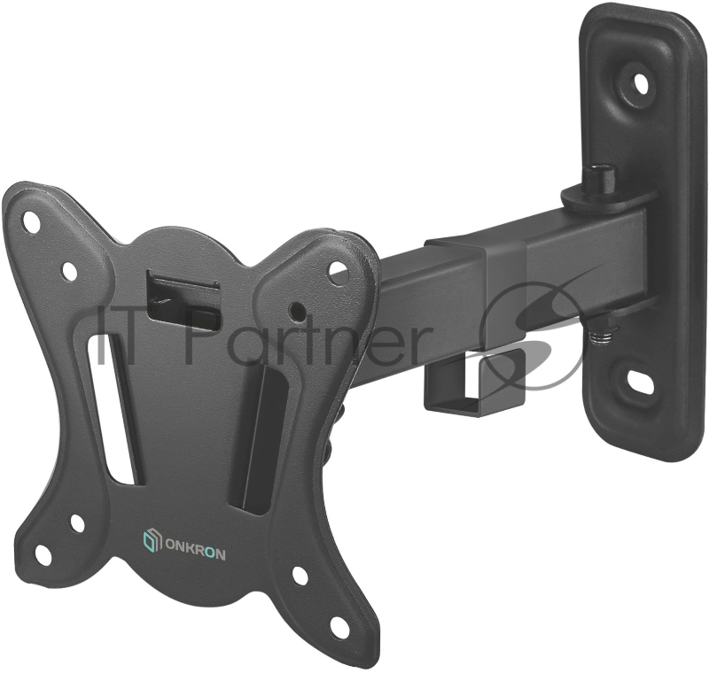 Кронштейн ONKRON R2 для телевизора 10-32 наклонно-поворотный, чёрный