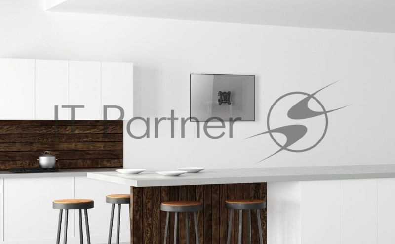 Кронштейн ONKRON Кронштейн ONKRON/ 17-27 макс 100*100 мм, наклон -+ 8º, поворот: 45°, от стены 85 мм, макс вес 25кг, черный