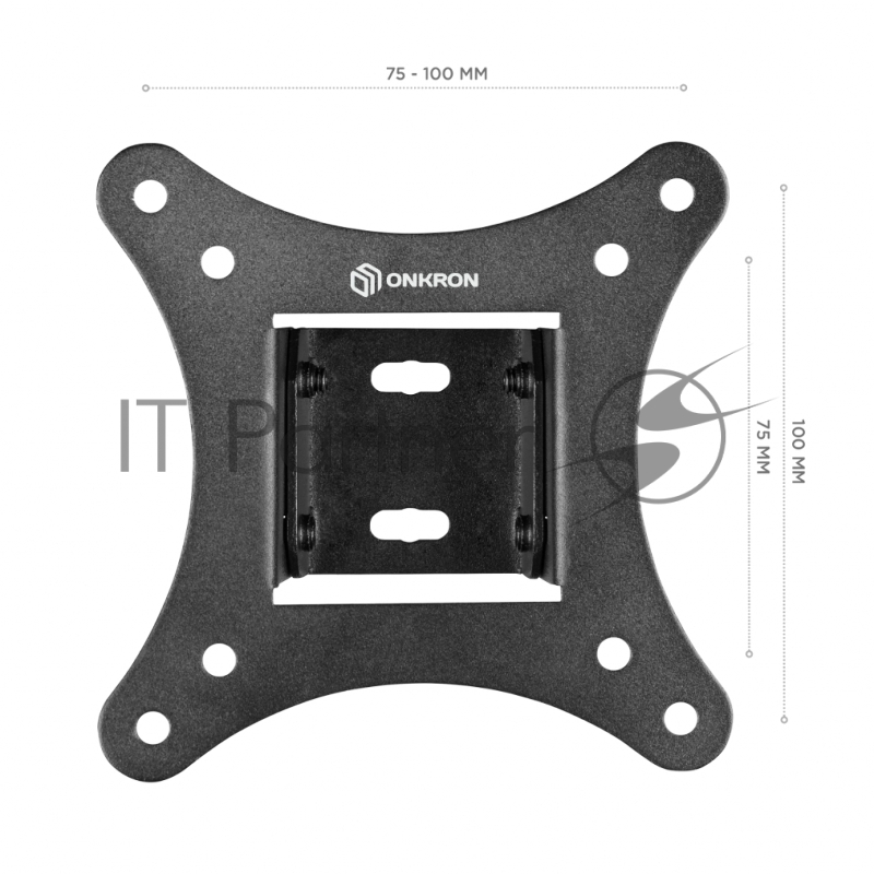 Кронштейн ONKRON RT1 для телевизора 10-32 наклонный, чёрный