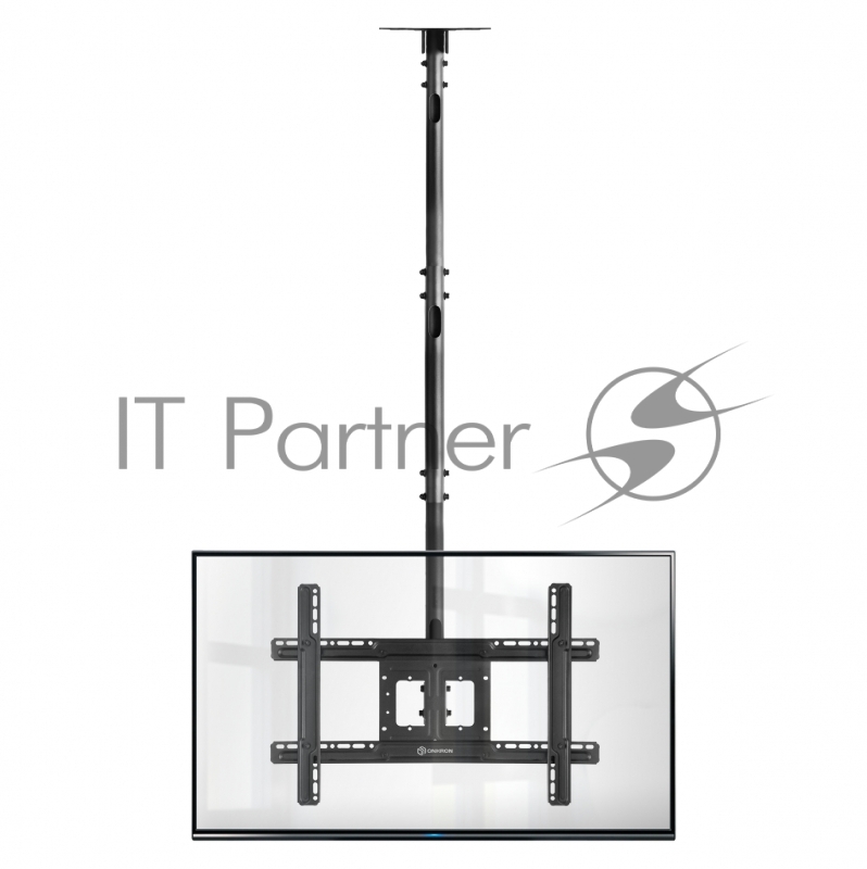 Потолочный кронштейн ONKRON N2L для телевизора 32-80 потолочный телескопический, чёрный
