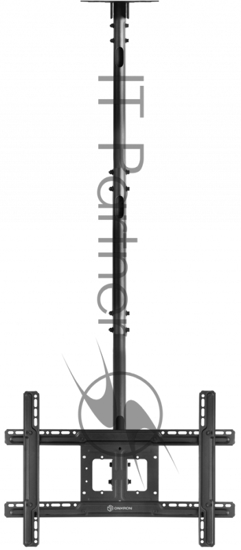 Потолочный кронштейн ONKRON N2L для телевизора 32-80 потолочный телескопический, чёрный