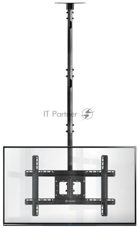 Потолочный кронштейн ONKRON N2L для телевизора 32-80 потолочный телескопический, чёрный