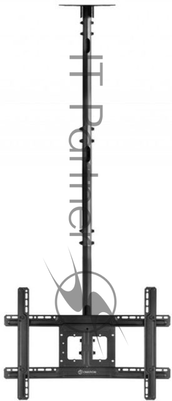 Потолочный кронштейн ONKRON N2L для телевизора 32-80 потолочный телескопический, чёрный