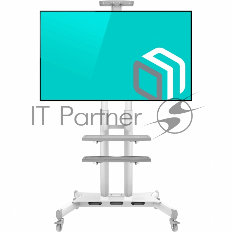 Стойка для телевизора с кронштейном ONKRON TS1881 50-86, мобильная, белая