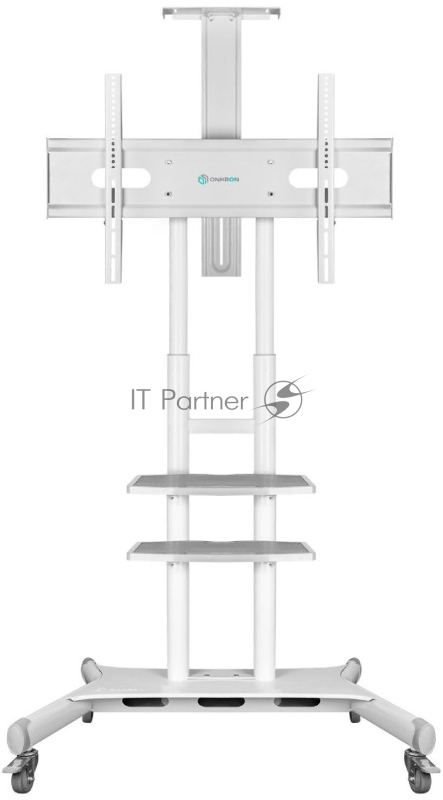 Стойка для телевизора с кронштейном ONKRON TS1881 50-86, мобильная, белая